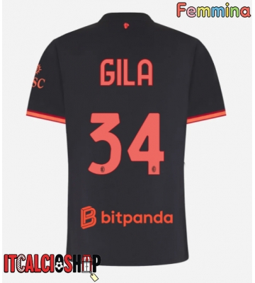 AC Milan Mario Gila #34 Terza Maglia Femmina 2026-27 Manica Corta